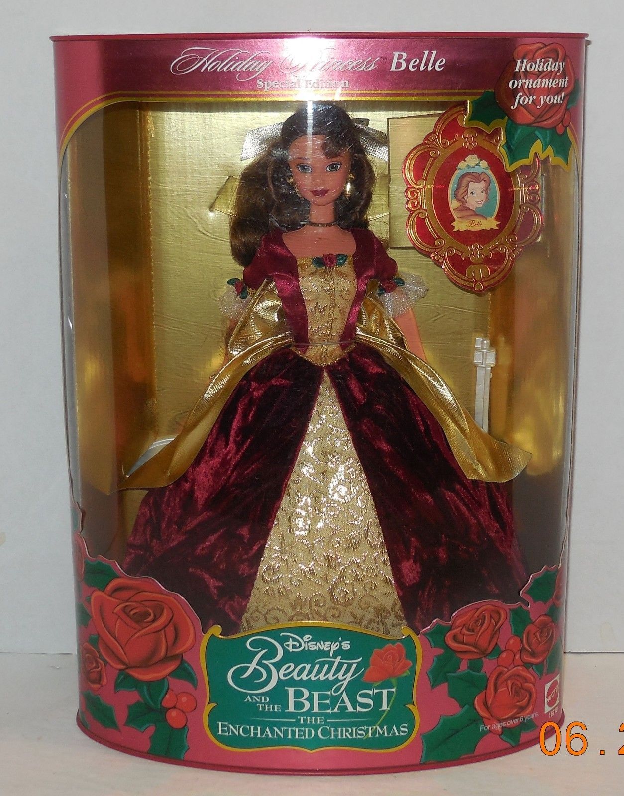 beauty and the beast enchanted christmas barbie