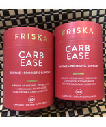  2pk- Friska Carb Ease | Digestive Enzyme and Probiotic Supplement -01/22  - $21.78