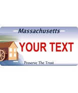 Massachusetts Trust License Plate Personalized Custom Car Bike Motorcycle Moped - $10.99 - $16.93