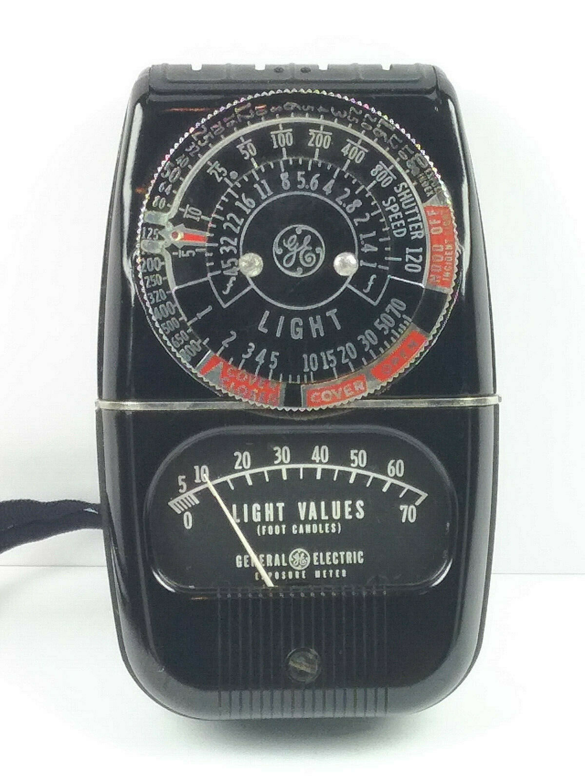 Vintage General Electric Exposure Meter Type 8DW58Y4 with Leather Case Light Meters