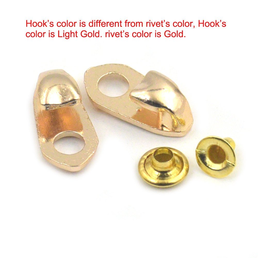 Boots eyelets Hook Buckles Metal shoe lace With rivets Riding Shoes Repair DIY Leathercraft