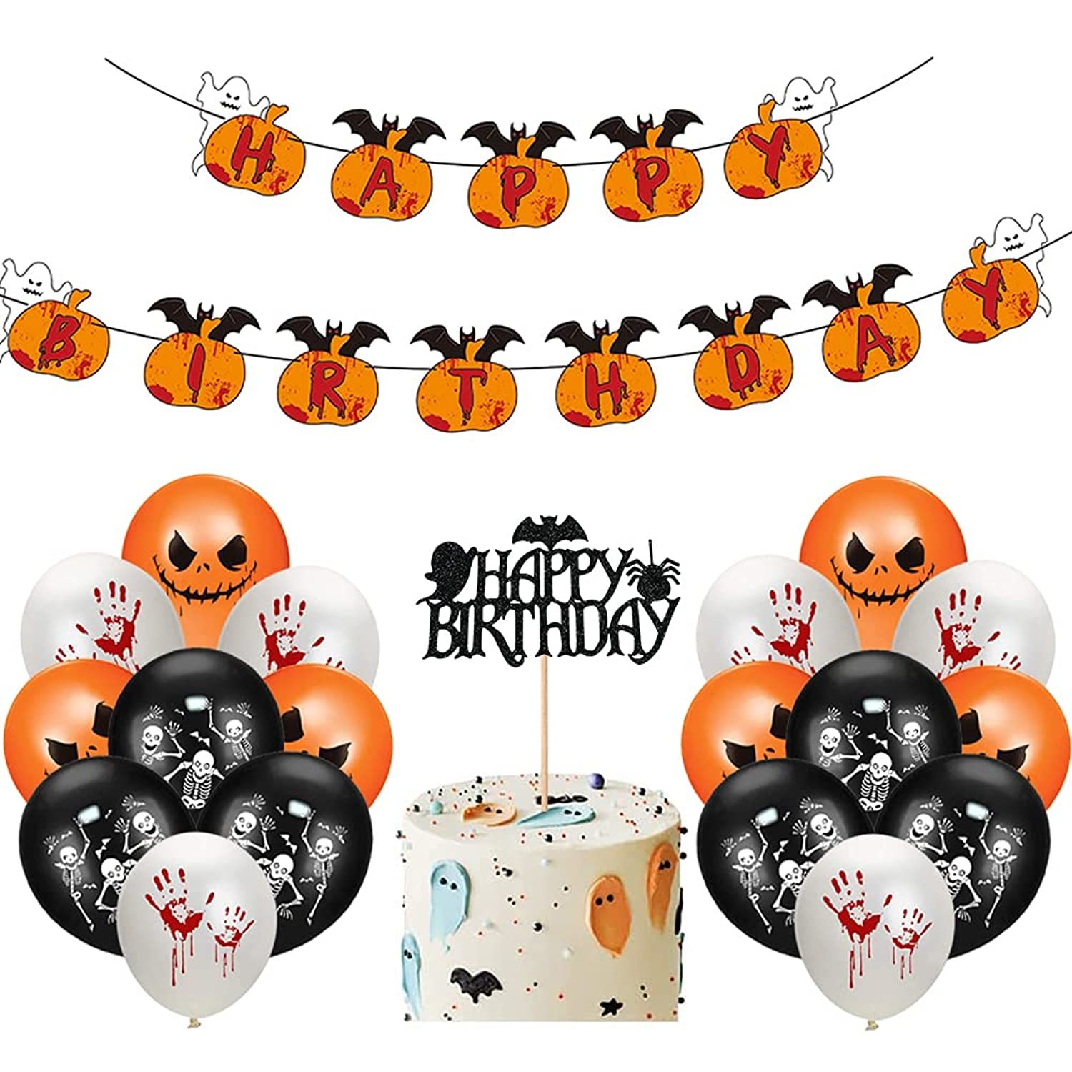 Halloween Happy Birthday Party Decorations Halloween Happy Birthday Pa