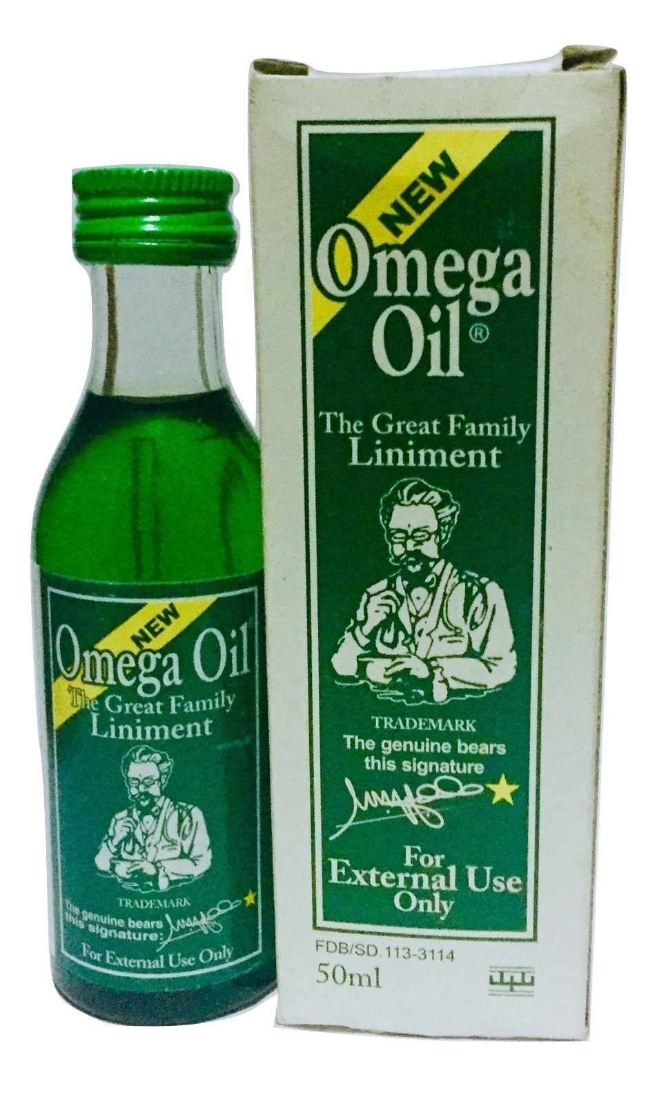 New Omega Oil The Great Family Liniment (For External Use Only) (2