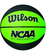 Wilson Unisex NCAA Mini Team Basketball, Black/Lime - $9.79