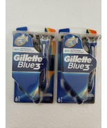Mens lot 2 pack Gillette Blue 3, Disposable Razors- Best Razors - 12 Razors - $12.99