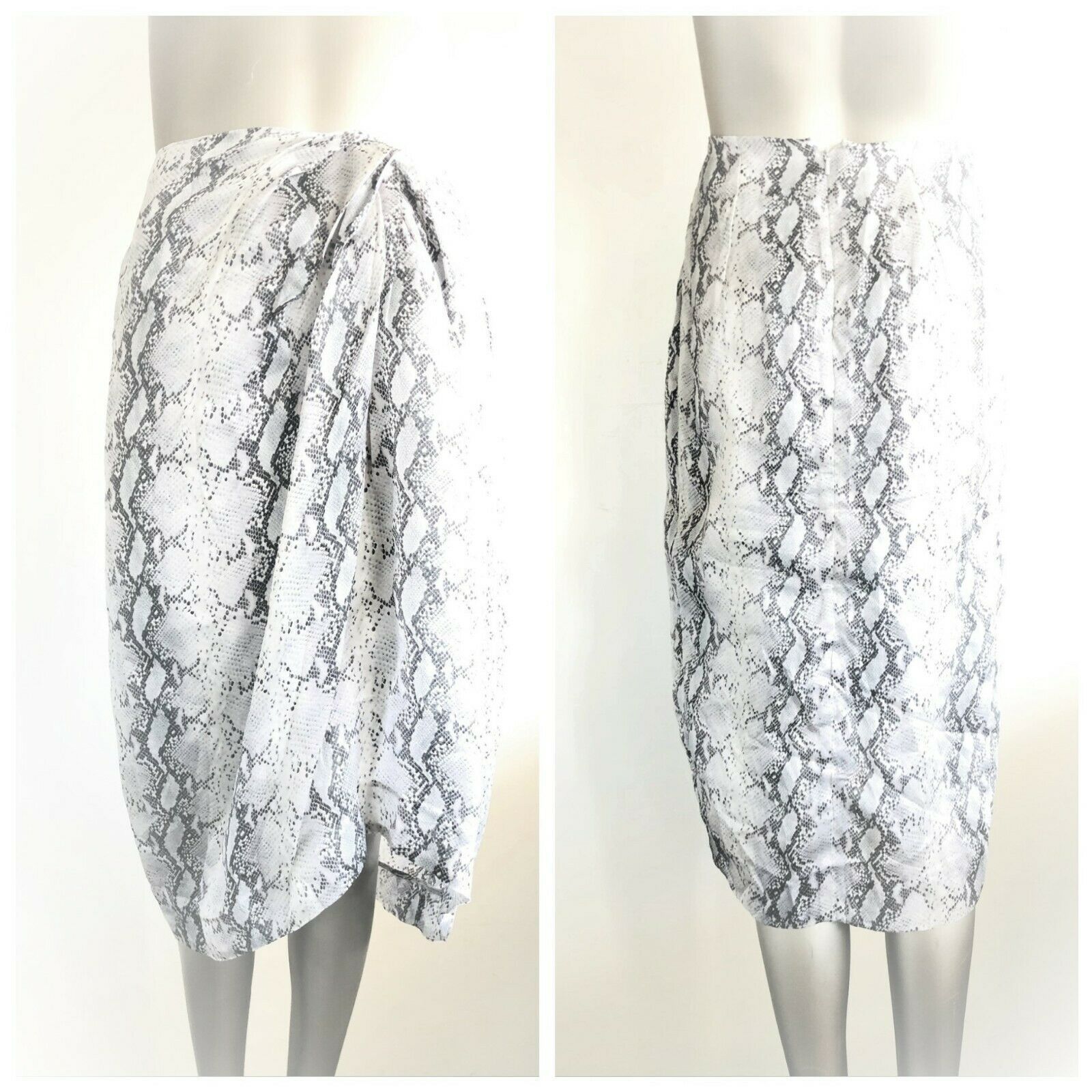 zimmermann snake print skirt