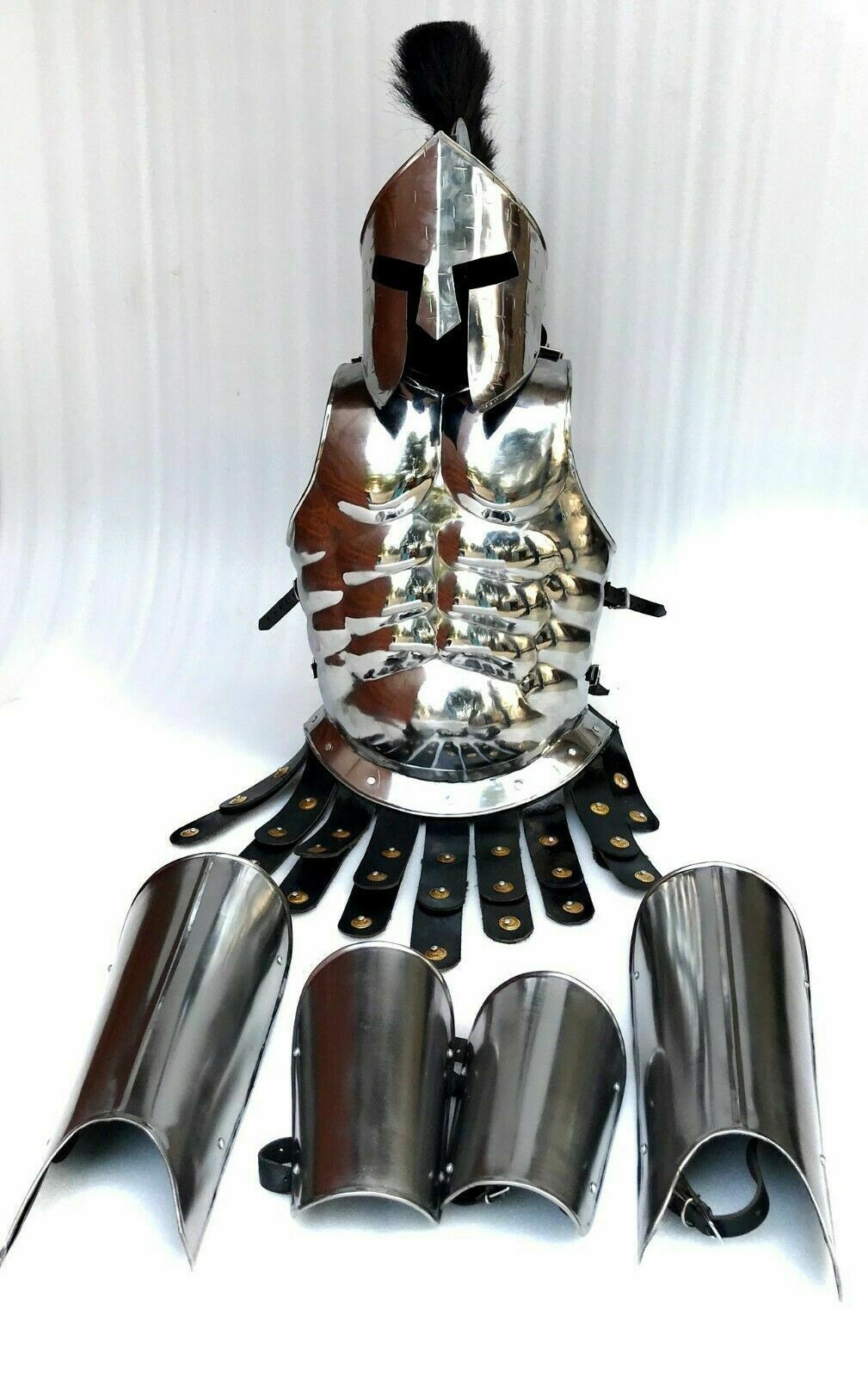 300 Spartan Roman Muscle Armor Breastplate Plate With Helmet Leg And Arm Guard Armor And Shields 5486