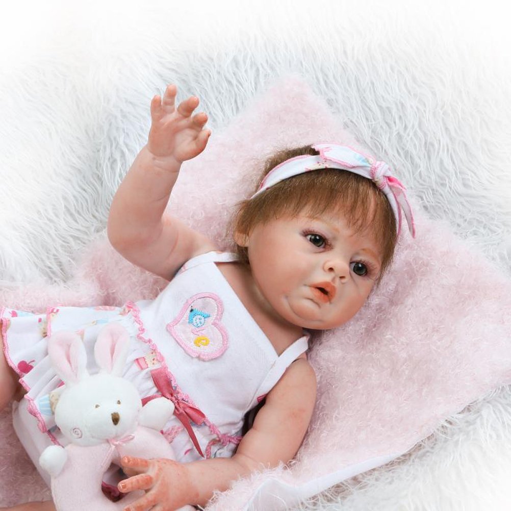 Anatomically Correct Reborn Babies Realistic Newborn Girl Dolls Open