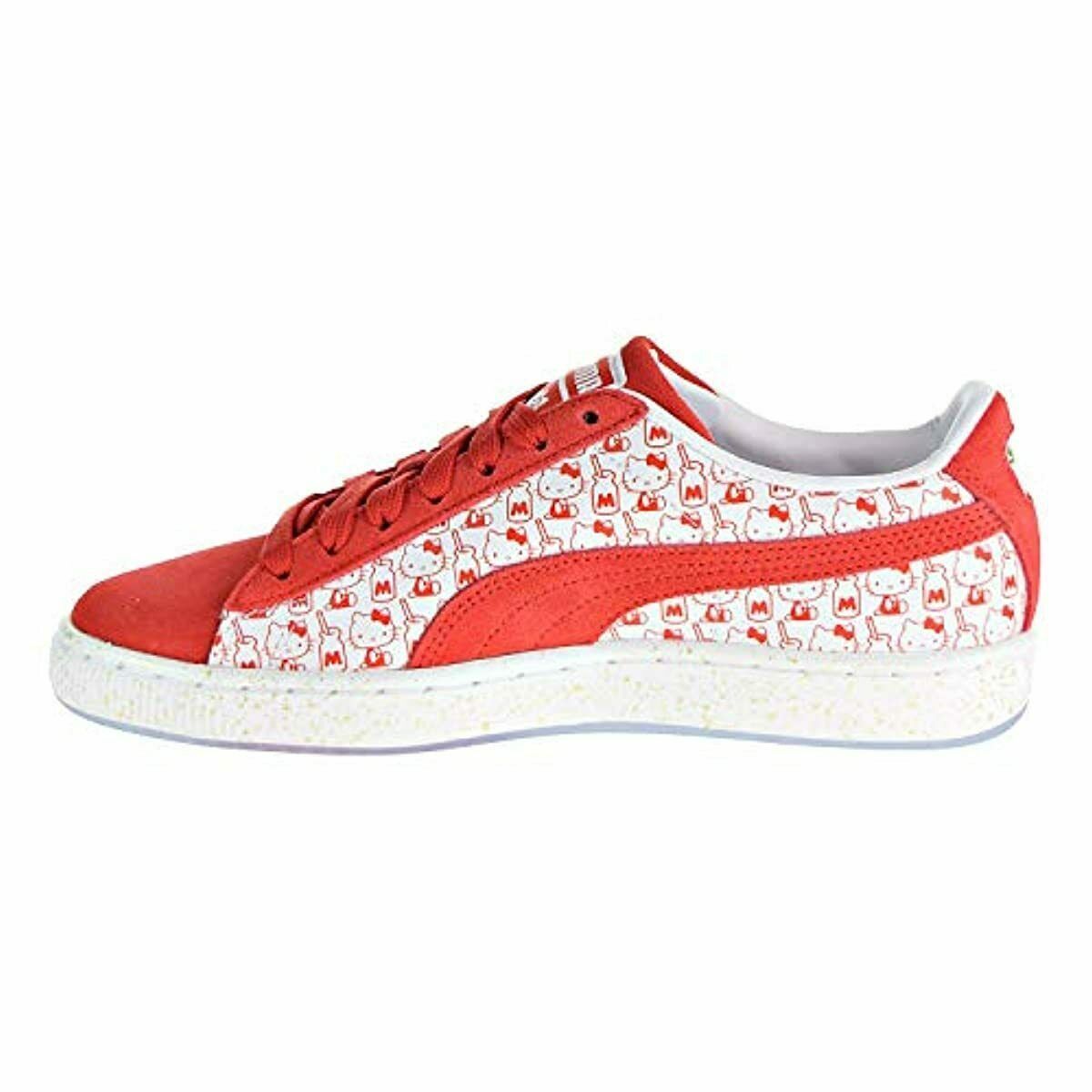 PUMA Womens Suede Classic x Hello Kitty Casual Sneakers, Athletic