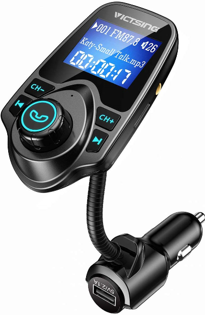 Pyle PBT95 Bluetooth FM Radio Transmitter with MP3 USB Micro SD AUX