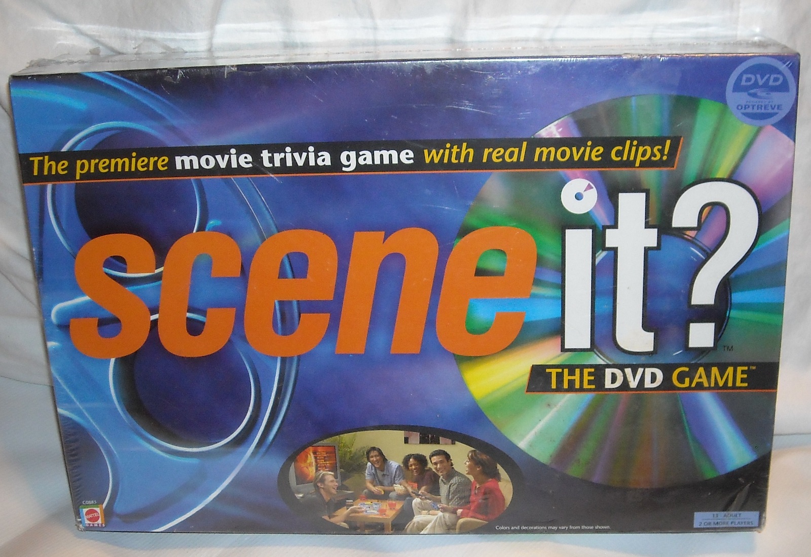 Scene It? The DVD Game new still sealed in package. Model# C0885 Mattel ...