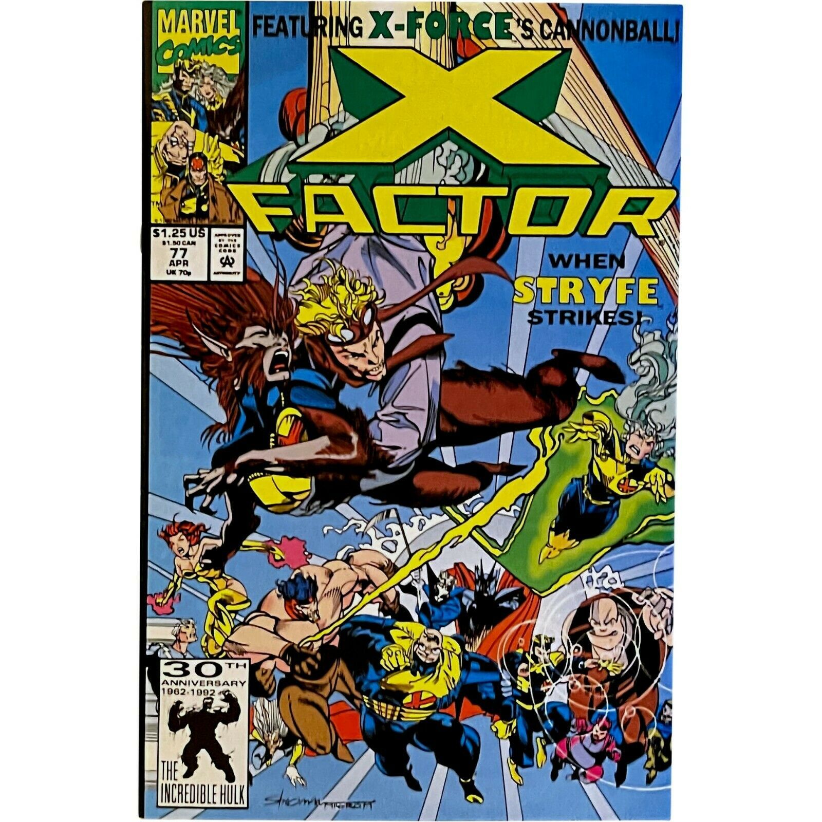 X-FACTOR #86 VF//NM MARVEL 1986