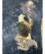 The Mountain Hand Dyed Lightening Bald Eagle T SHIRT M - $12.80