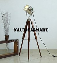Classical Designer Chrome Finish  Searchlight With Tripod Lamp Stand
