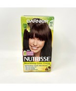 Garnier Nutrisse Nourishing Hair Color Creme 40 Dark Brown Dark Chocolat... - $11.83