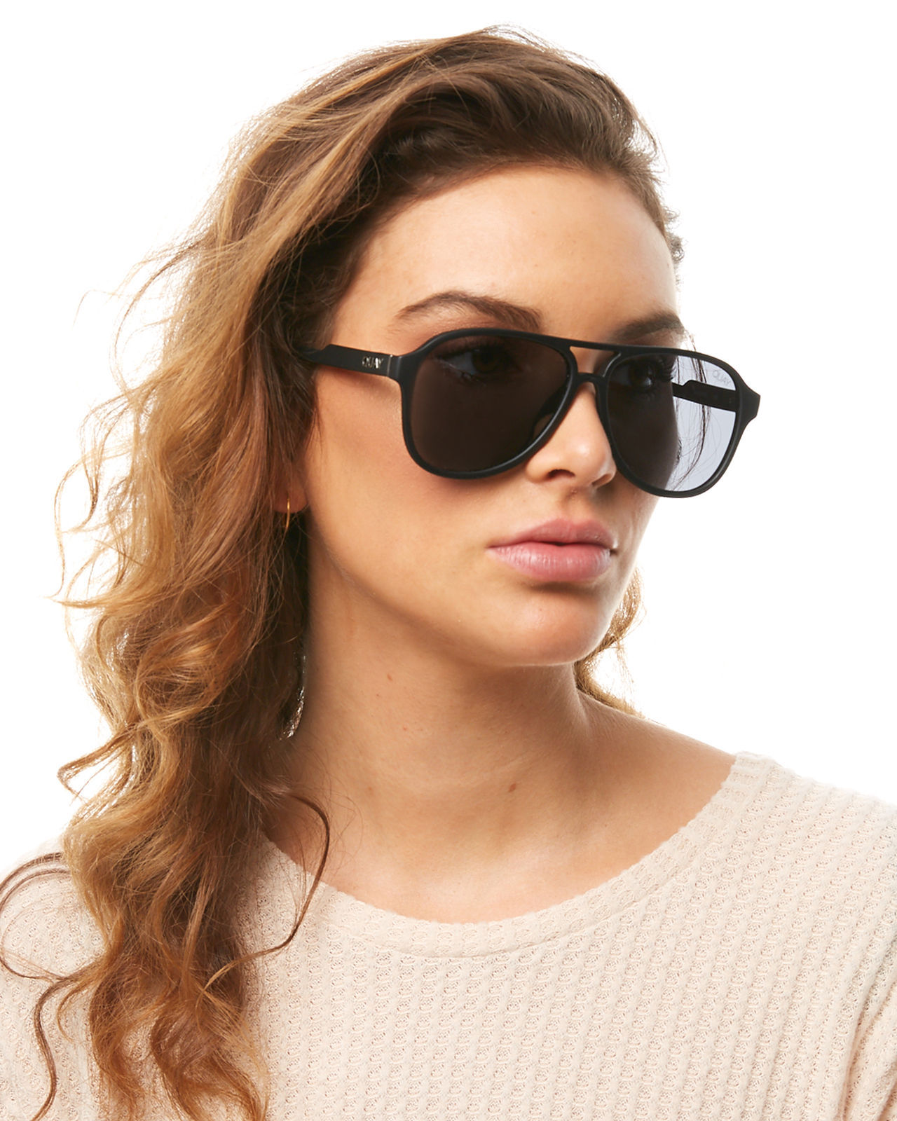 QUAY Australia BLACK / SMOKE LENS Sunglasses Sunglasses