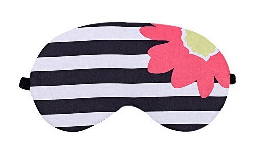 2 Pcs Breathable Eye Masks For Sleep Light Shading Eye Ease, Black White Stripes - $16.89