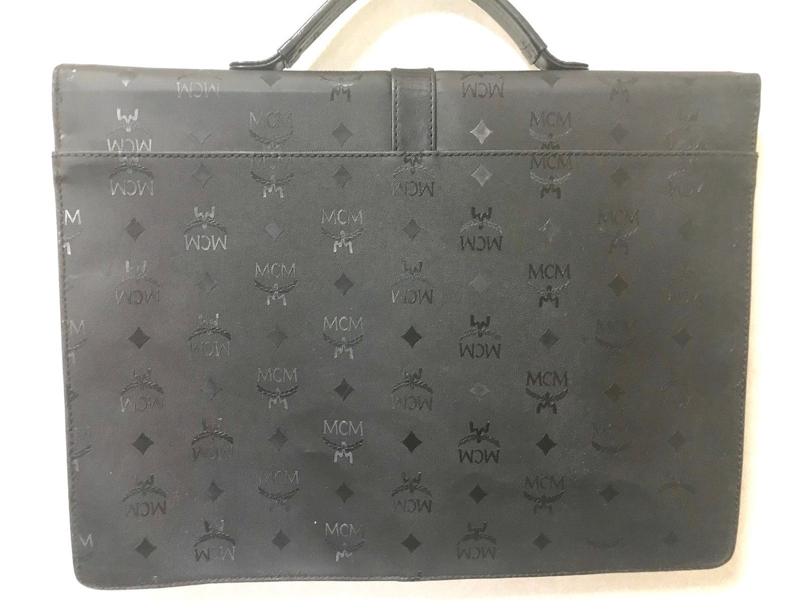 mcm briefcase vintage