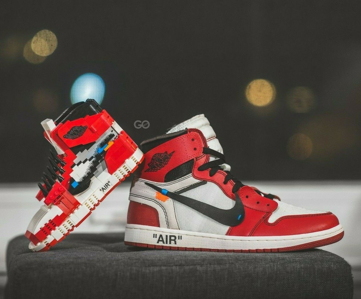 Kicksmini Handcrafted Off-White AJ1 