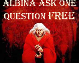 FREE W $40 ALBINA WILL ANSWER ONE QUESTION READING ORDER MAGICK CASSIA4 - $0.00