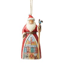 Jim Shore Portuguese Santa Hanging Ornament 4.7" High Christmas Collectible