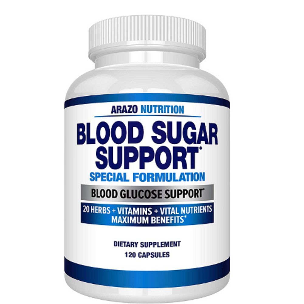 Blood Sugar Support Supplement - 20 HERBS & Multivitamin for Control, 120 Pills
