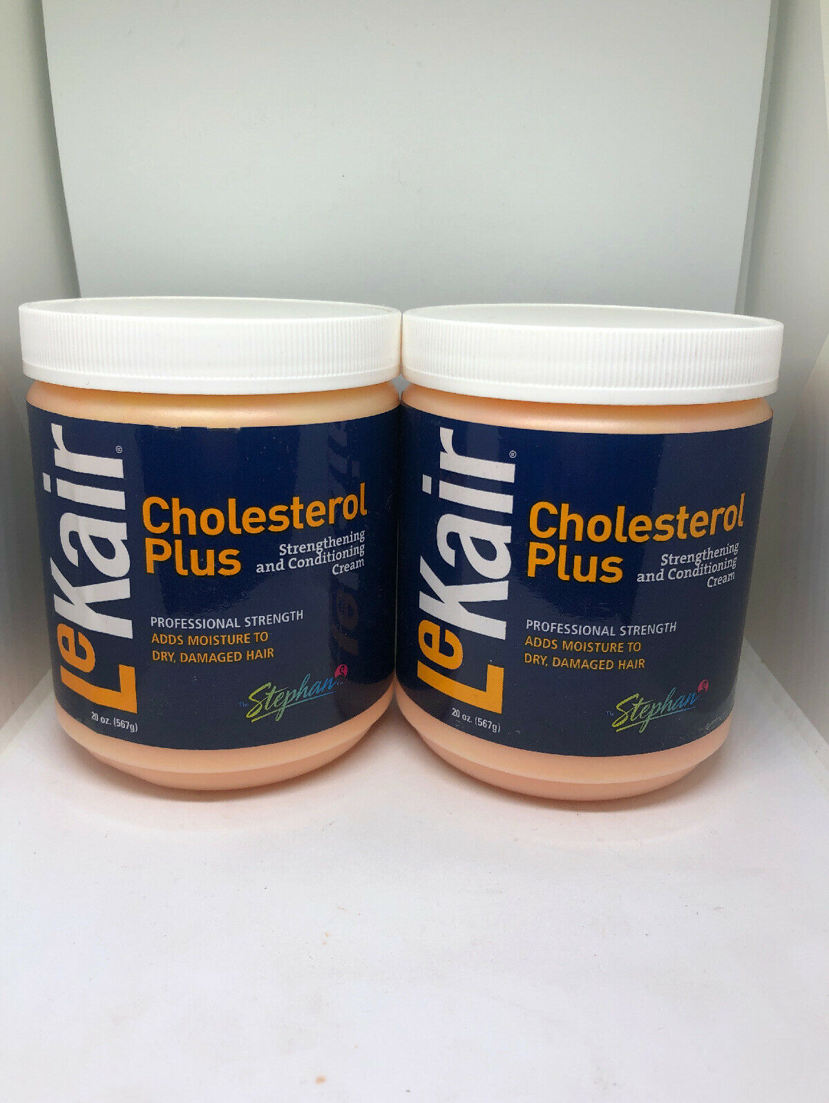 (2) LeKair Cholesterol Plus Strengthening and Conditioning Cream 20