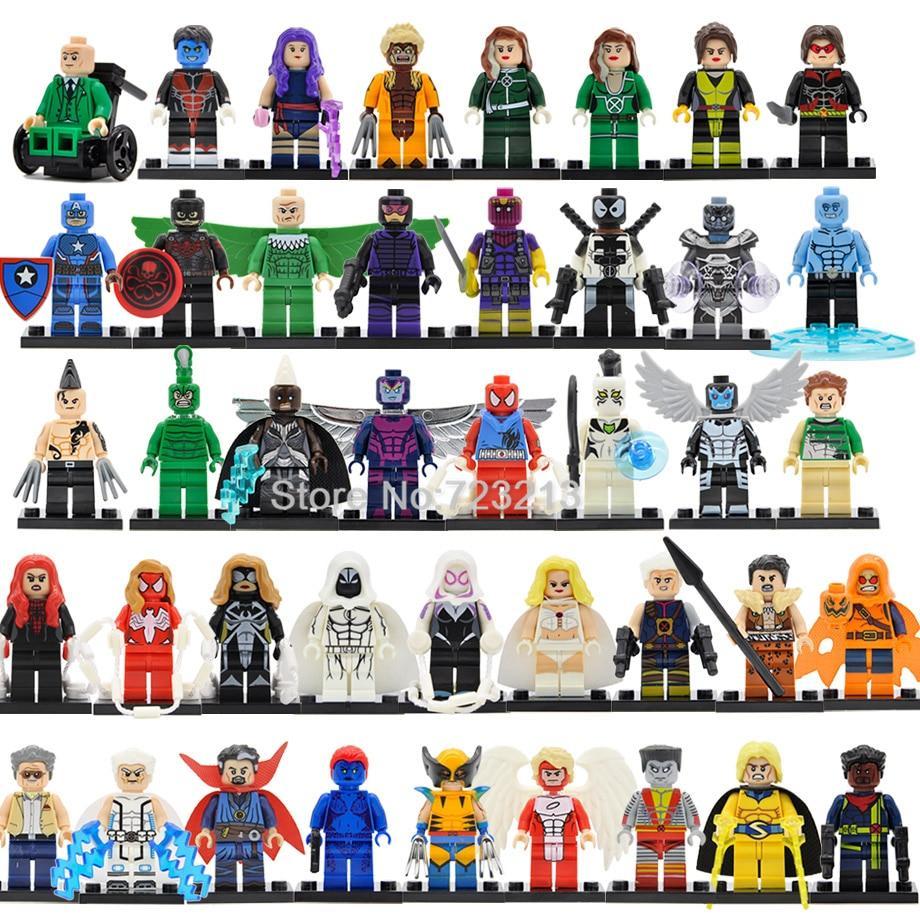 42pcs Super Heroes X-Men Apocalypse Minifigures Xavier Jean Angel ...