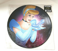 Disney Picture Disc LP Record Album Cinderella NEW in Vinyl Cover