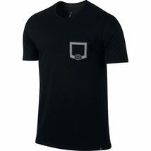 Jordan Pure Money Pocket Men&#39;s Shortsleeve T-Shirt Black-White 850419-010 - $36.95