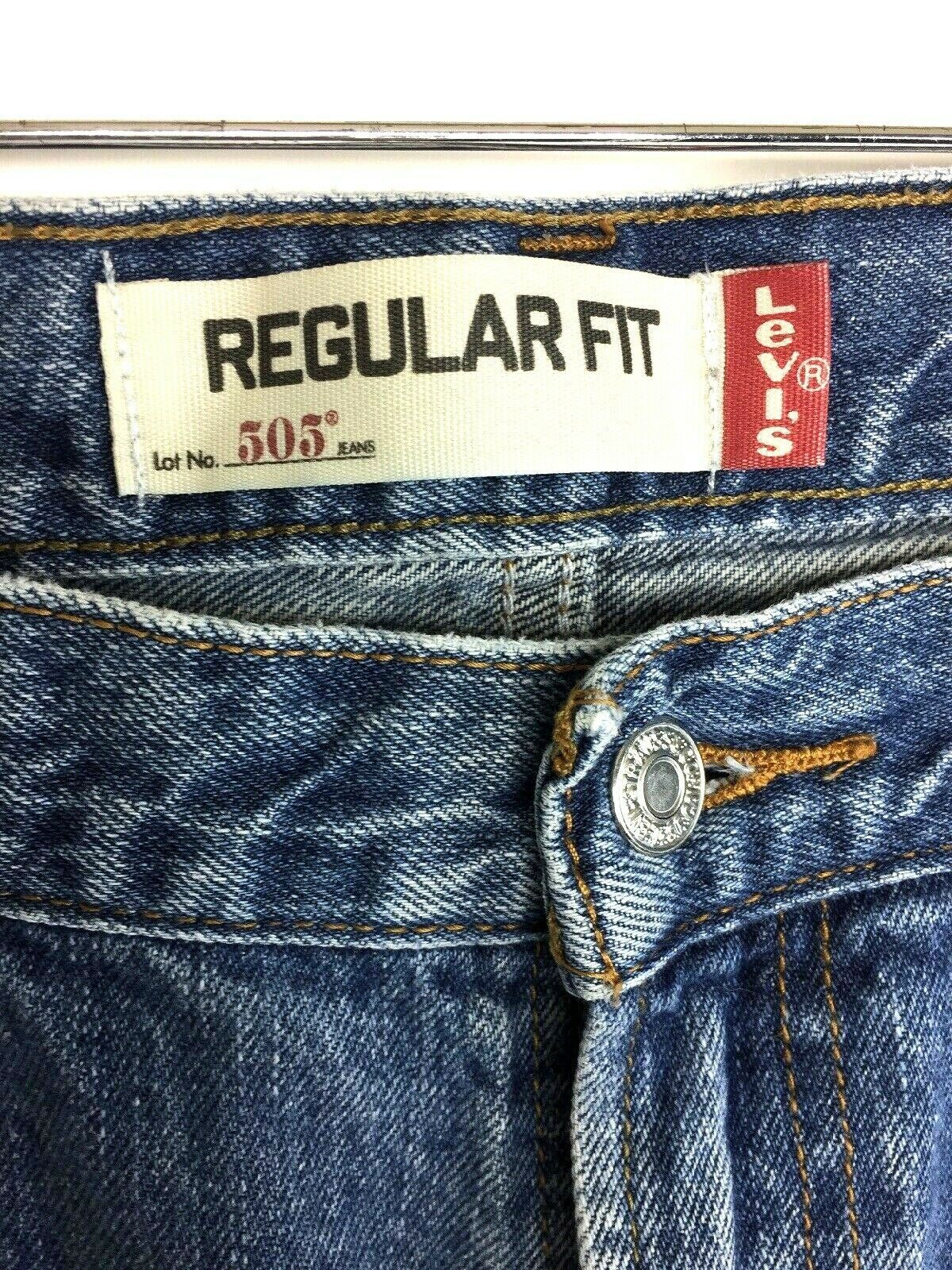 levi blue jeans 505