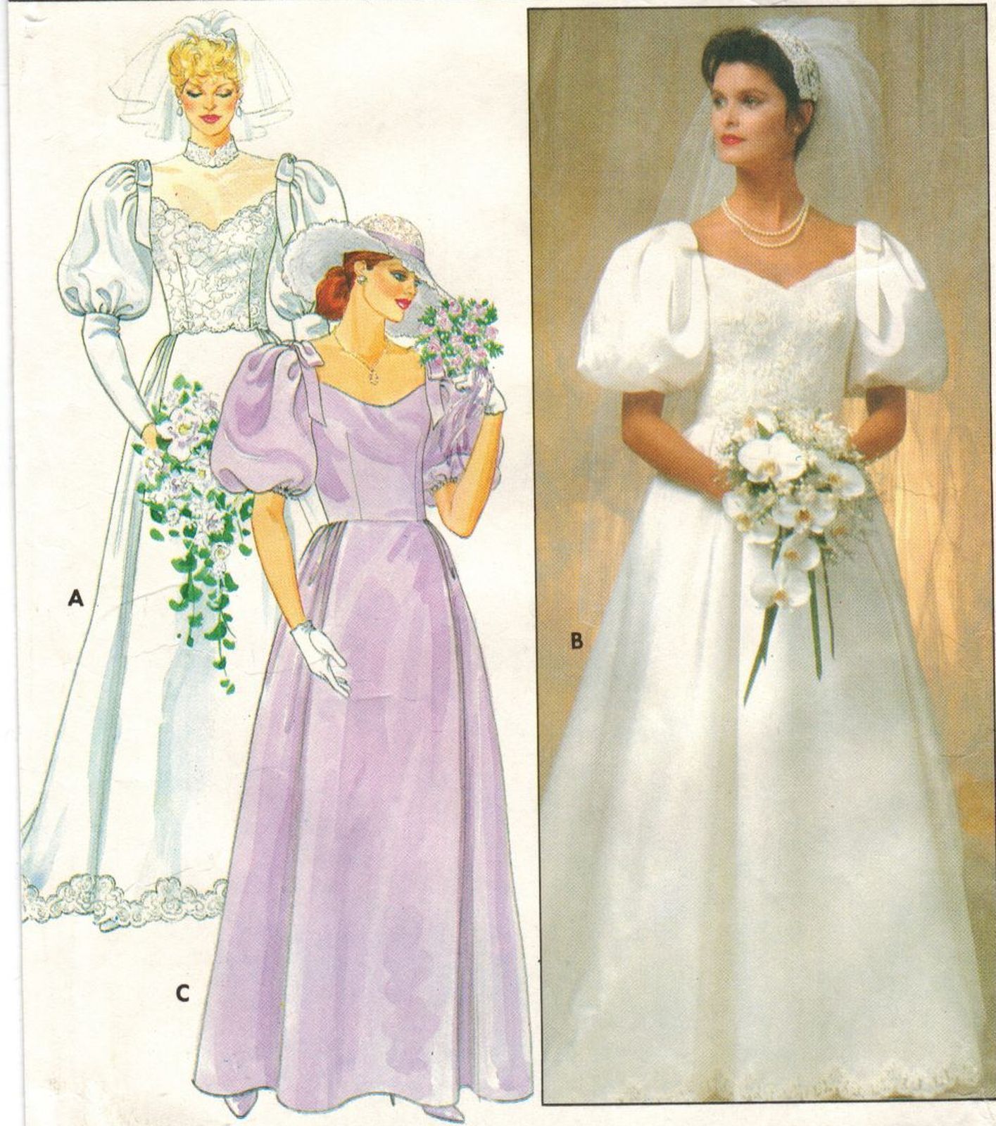 Butterick Bridal Sewing Pattern 1980s 1 Listing