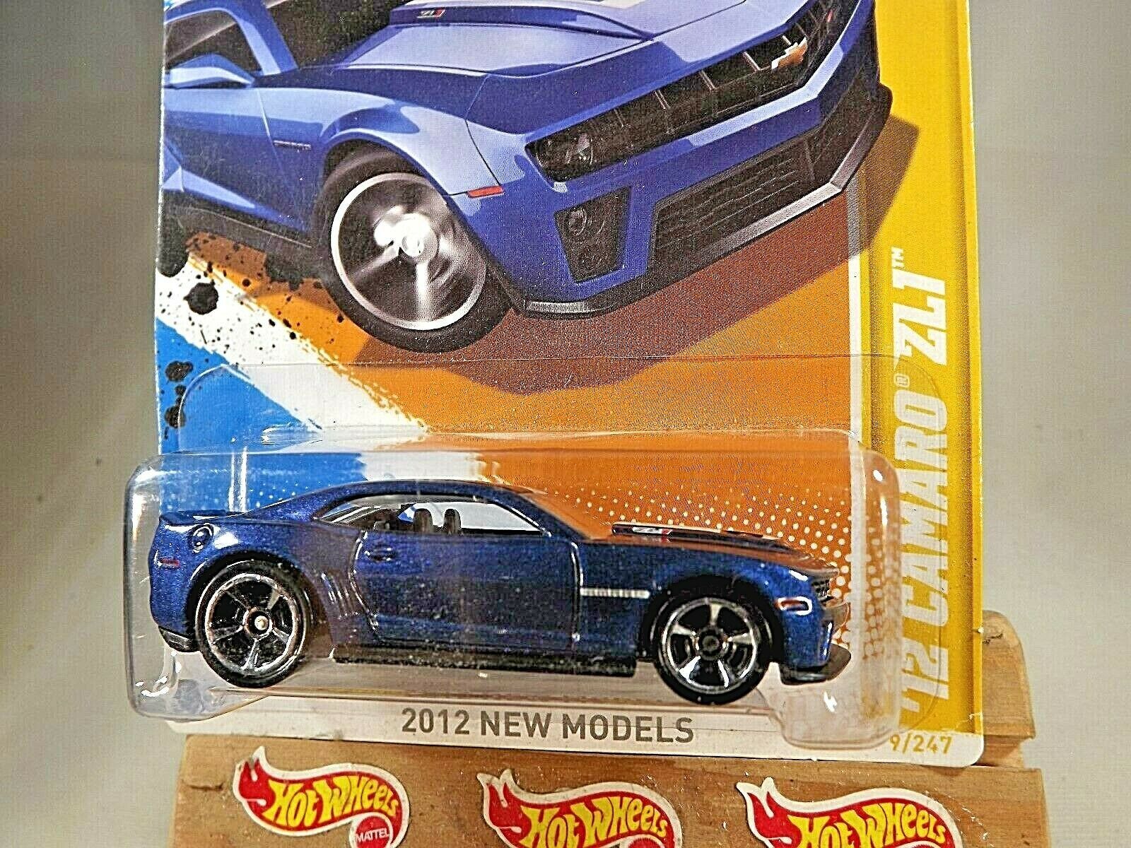 2012 Hot Wheels 9 New Models 9/50 '12 CAMARO ZL1 Dark Blue Variation w