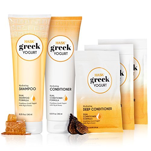 HASK Shampoo and Conditioner Greek Yogurt Hydrating color safe, gluten