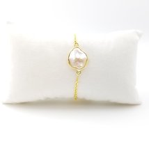 OUR DVE Rough Single Pearl Bracelet - Handmade Luxury Pearl Jewelry Coll... - £45.38 GBP