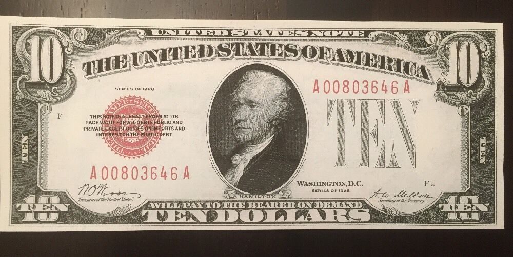 USA 100 DOLLARS 1928 GOLD CERTIFICATE Reproduction UNC