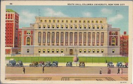 Columbia University Postcard New York City South Hall 1942 Curt Teich - $8.59