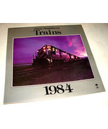 1984 THOSE MAGNIFICENT TRAINS Calendar Railroad Train vintage RR - $14.99