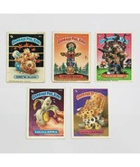 Vintage 1986-87 Garbage Pal Kids Lot Of 5 Sticker Cards Drew Blood Sid T... - $6.62