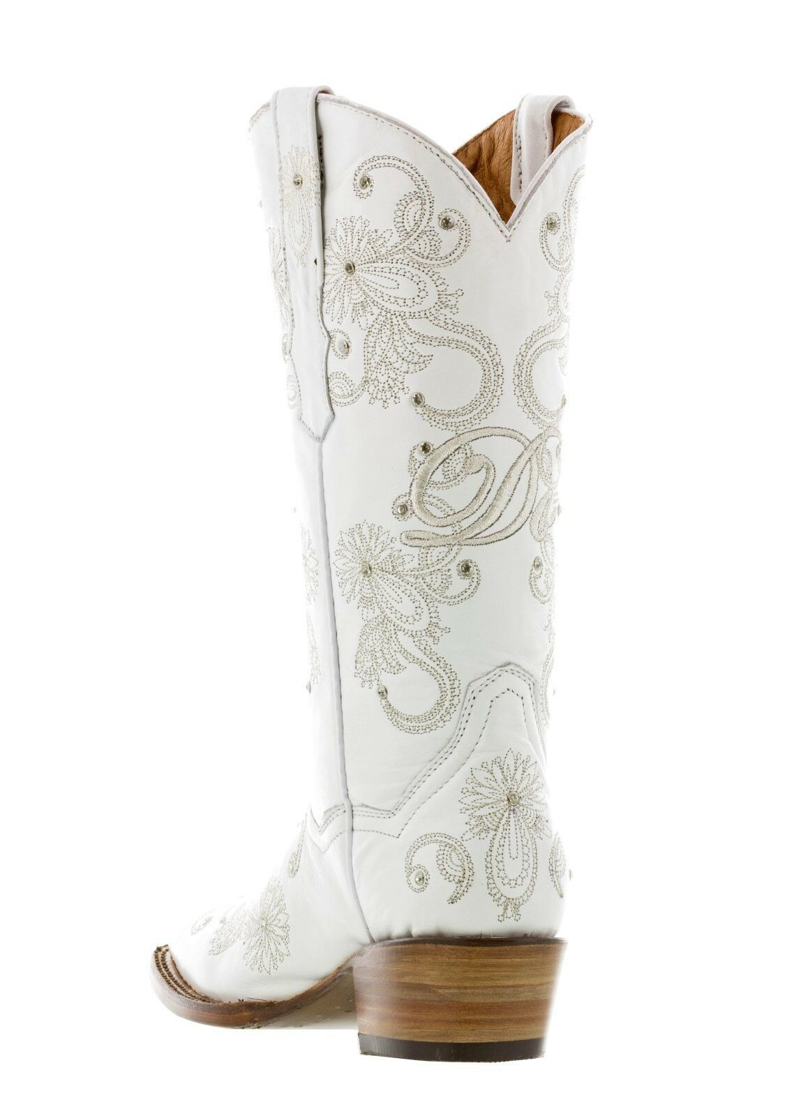 wedding cowgirl boots white