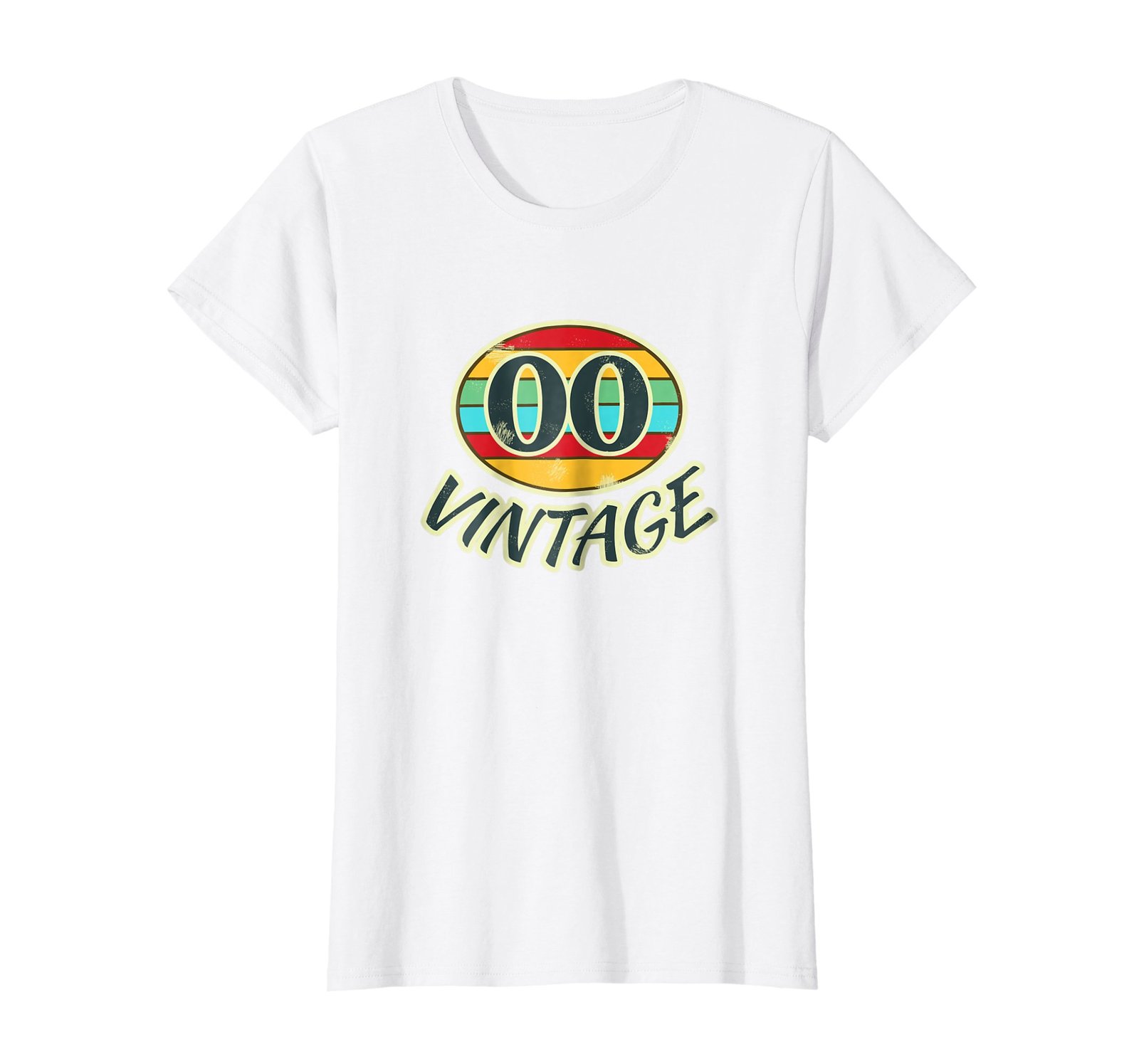 Funny Shirts - DOB 2000 TShirt Vintage Retro 00 Birth Year Tee Shirt Wowen