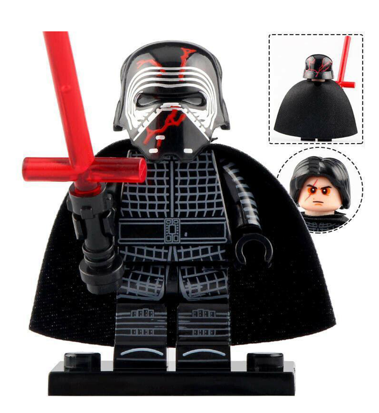 1pcs Star Wars The Last Jedi Kylo Ren Minifigure Custom Toys Gift
