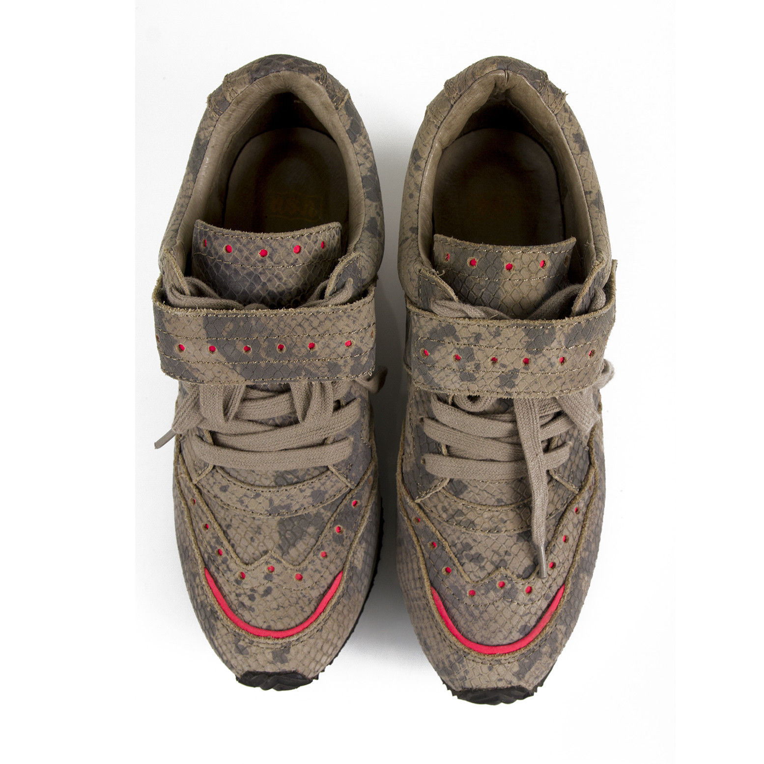 ash snakeskin sneakers