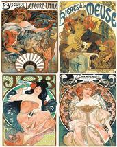 counted cross stitch pattern 3 theatre Mucha stained 396 * 497 stitches ... - $3.99
