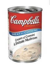 Campbell's Cream of Cremini & Shiitake Mushroom Soup 10.5 oz  Great w/ Chicken - $5.99
