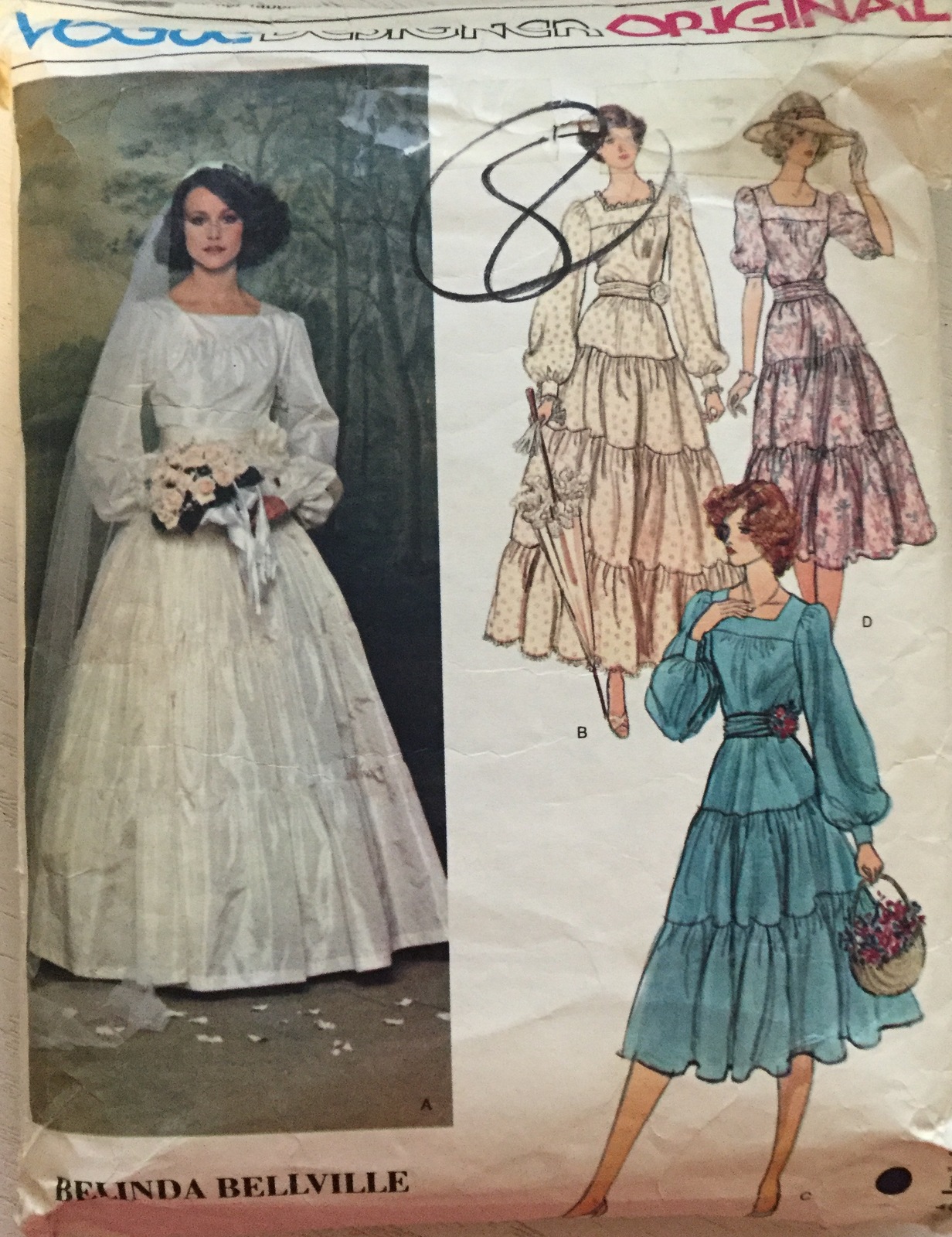 Vogue 1251 Misses' Designer Original Wedding Dress by Belinda Bellville