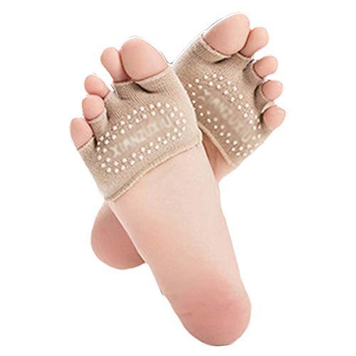 George Jimmy Five-Finger Cotton Sports Socks Soft Non-Slip Yoga Socks #33