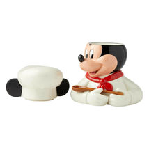Disney Mickey Mouse Cookie Jar 11" High White Chef Design Ceramic Licensed  image 5