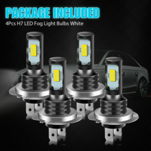 4pcs H7 + H7 Combo LED Headlight Kits Bulbs High Low Beam Fog light Whit... - $19.75