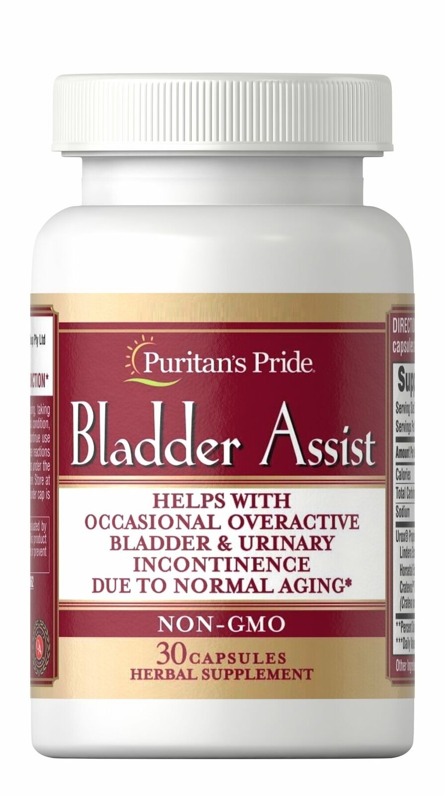 Puritan's Pride Bladder Assist30 Capsules Vitamins & Lifestyle